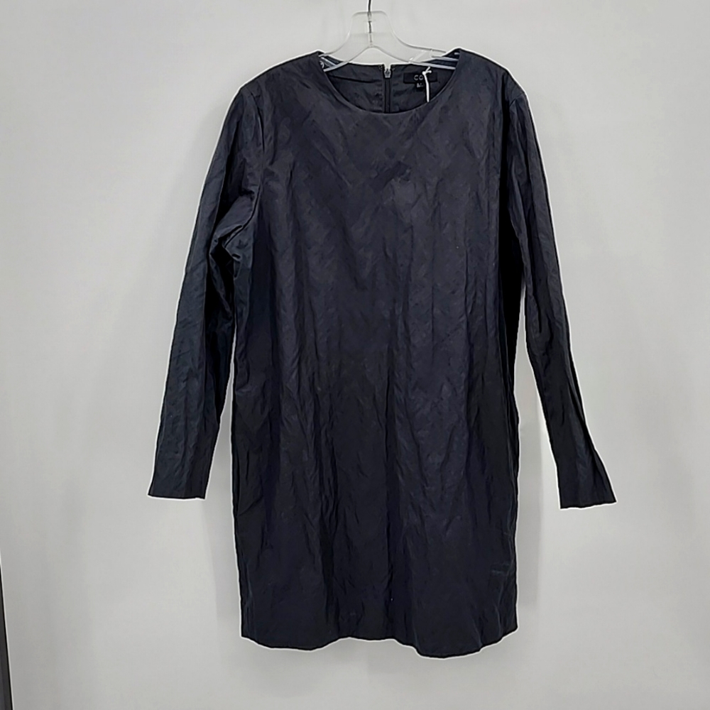 COS Short Crushed Cotton Dress Size 12